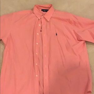 Polo short sleeve dress shirt button-up